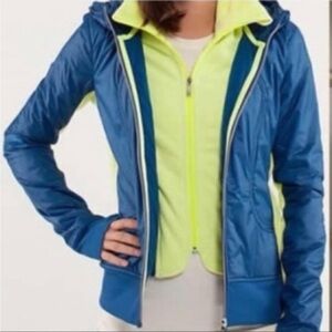 Lululemon Uba Hoodie *Lux - Beaming Blue / Clarity Yellow